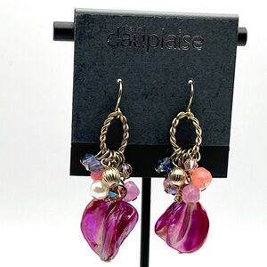 Vintage Carol Dauplaise Dangle Earrings